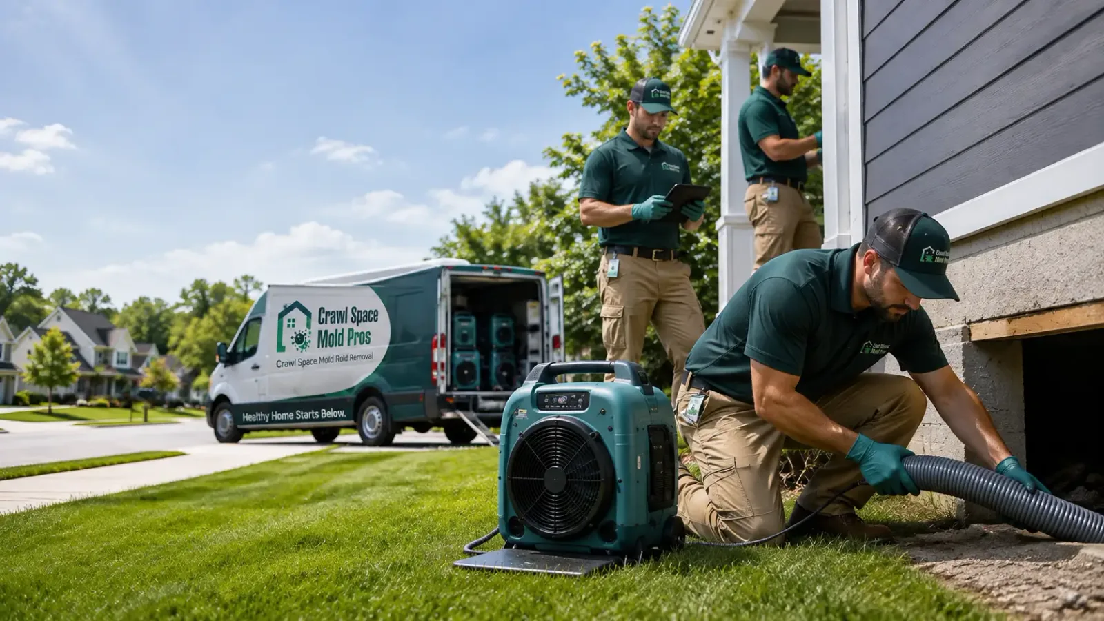 Crawl Space Mold Removal in Chestnut Hill, MA